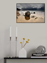 Moeraki Round Boulders Poster och Canvastavla