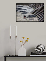 rider kids umbrella girl Poster och Canvastavla