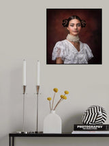 Girl With Pearls Poster och Canvastavla