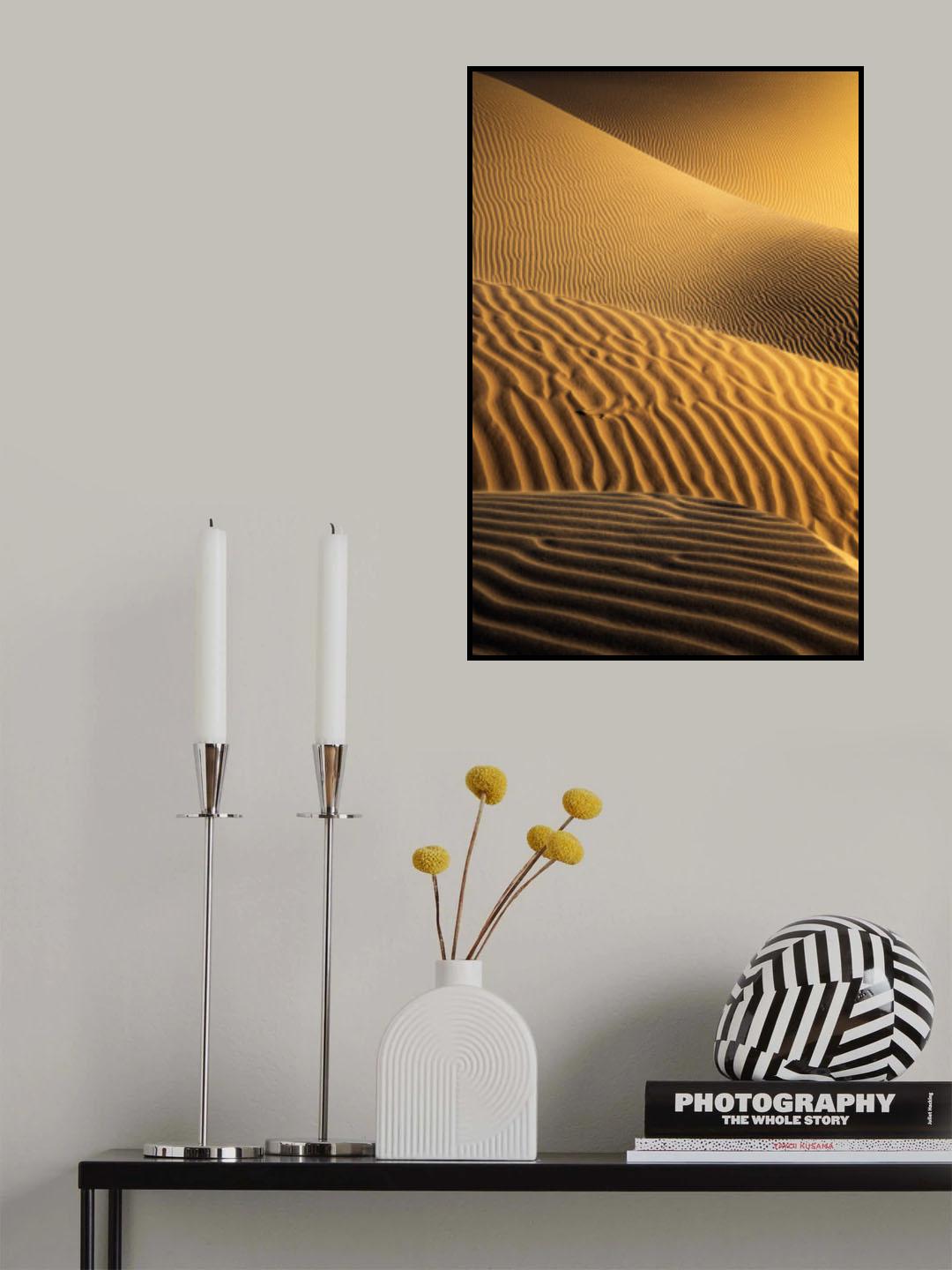 Sand Layers Poster och Canvastavla