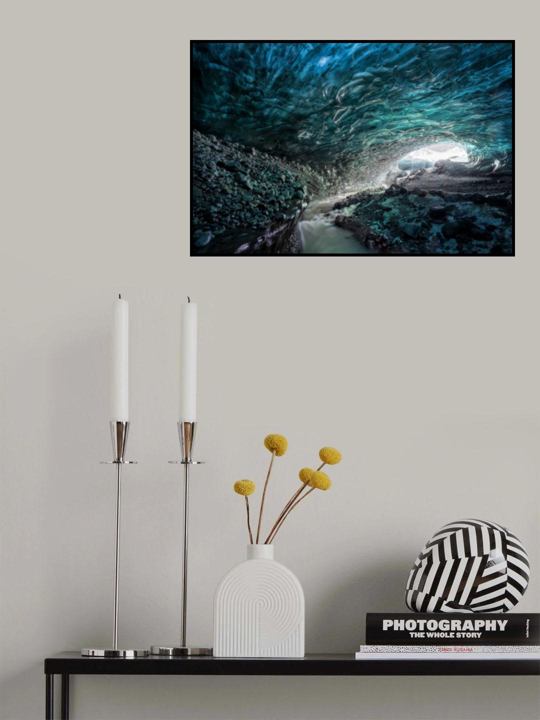 Ice cave Poster och Canvastavla