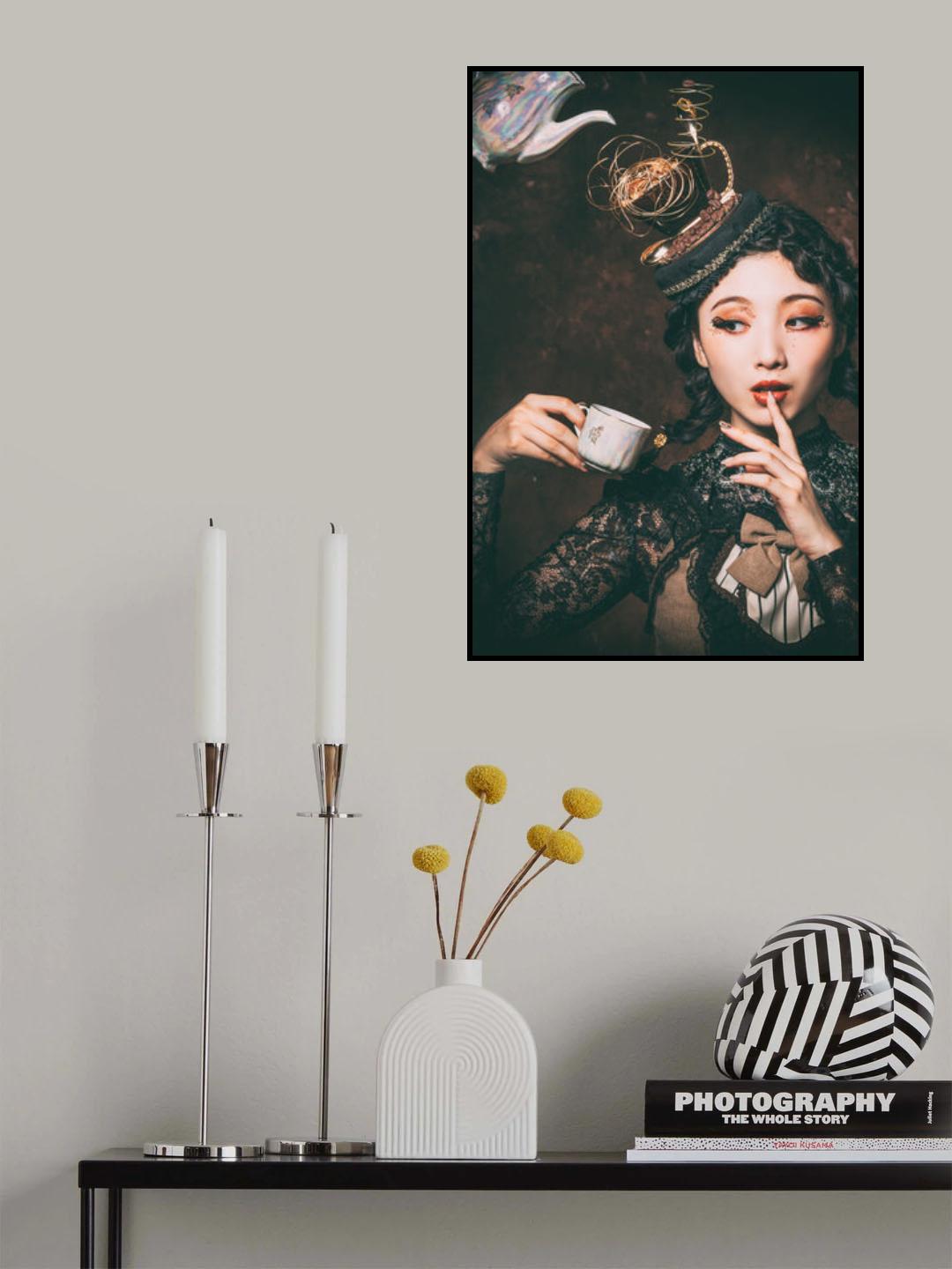 Life with Coffee Poster och Canvastavla