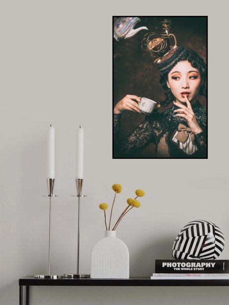 Life with Coffee Poster och Canvastavla