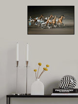 Horseracing Poster och Canvastavla