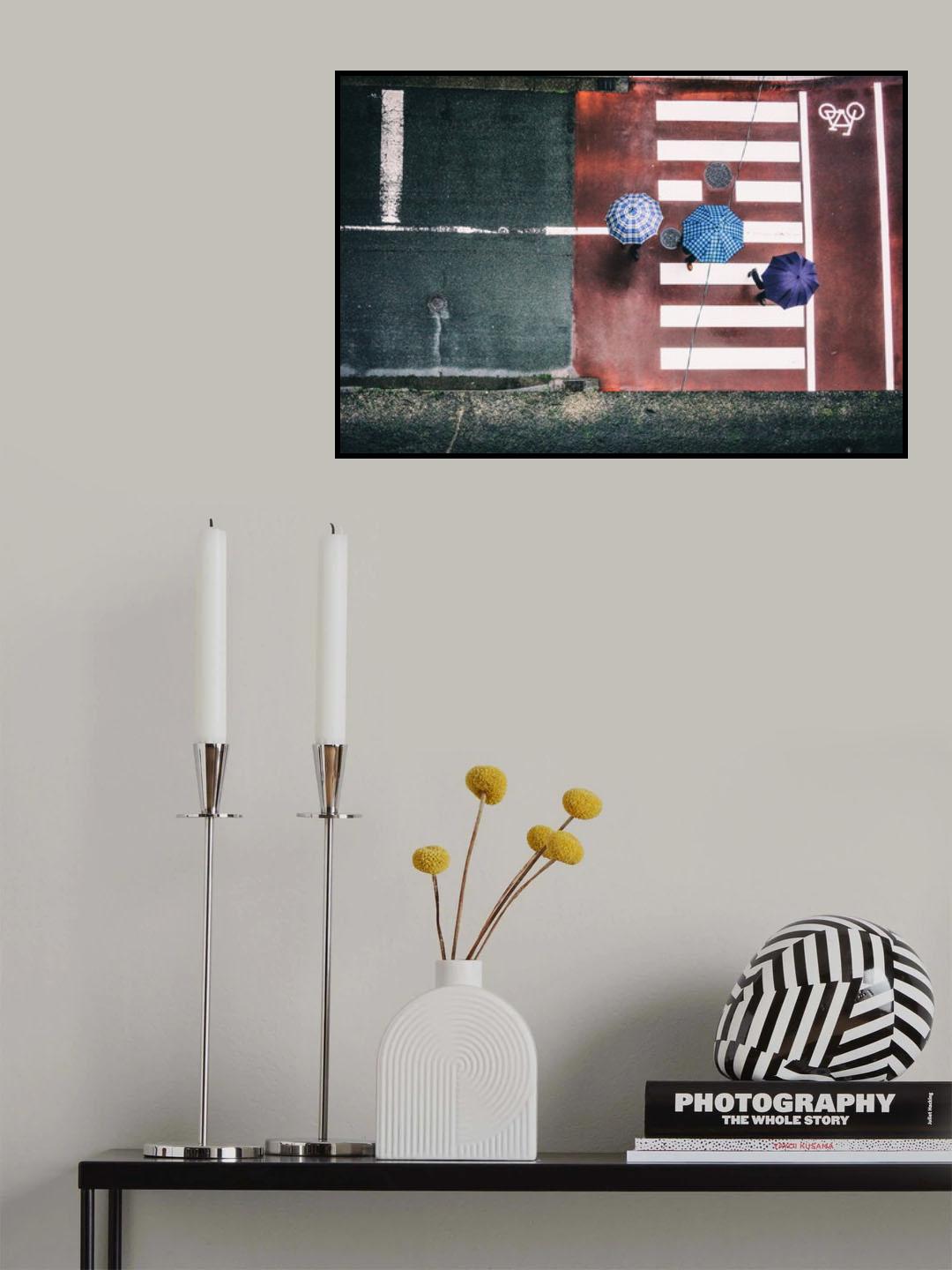 Three umbrellas Poster och Canvastavla