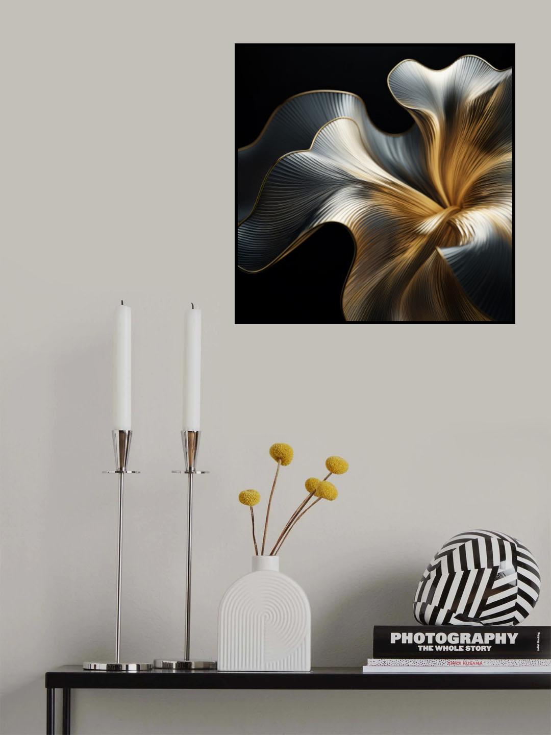 Flower Lines 7 Poster och Canvastavla
