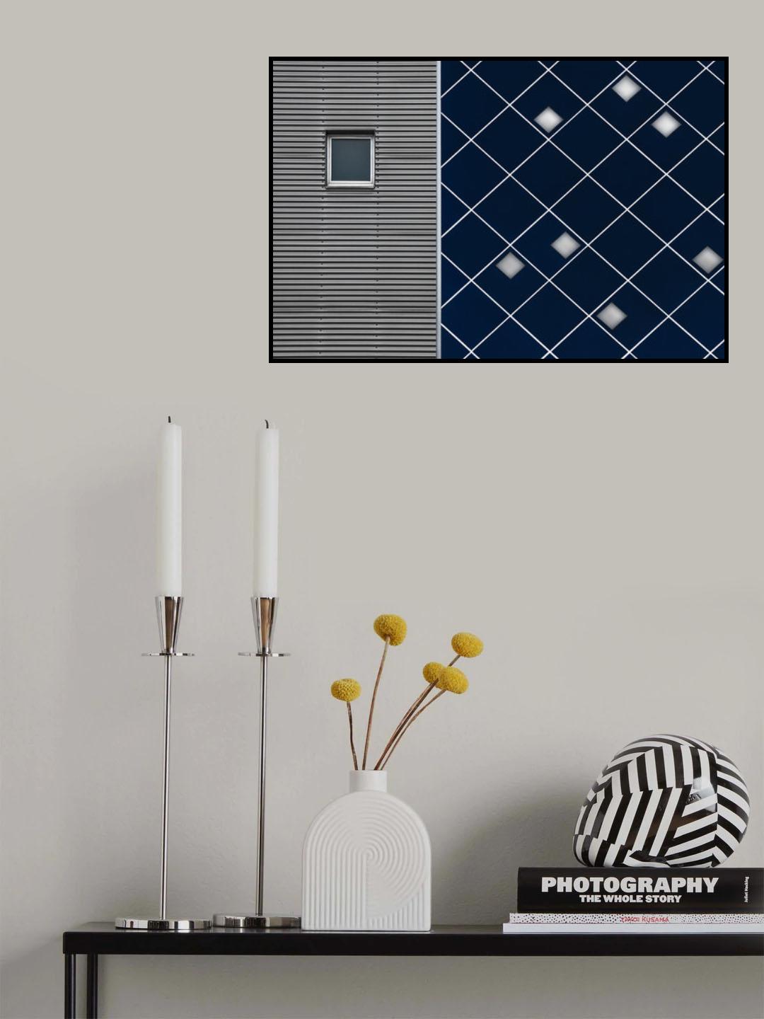 Checkered pattern Poster och Canvastavla