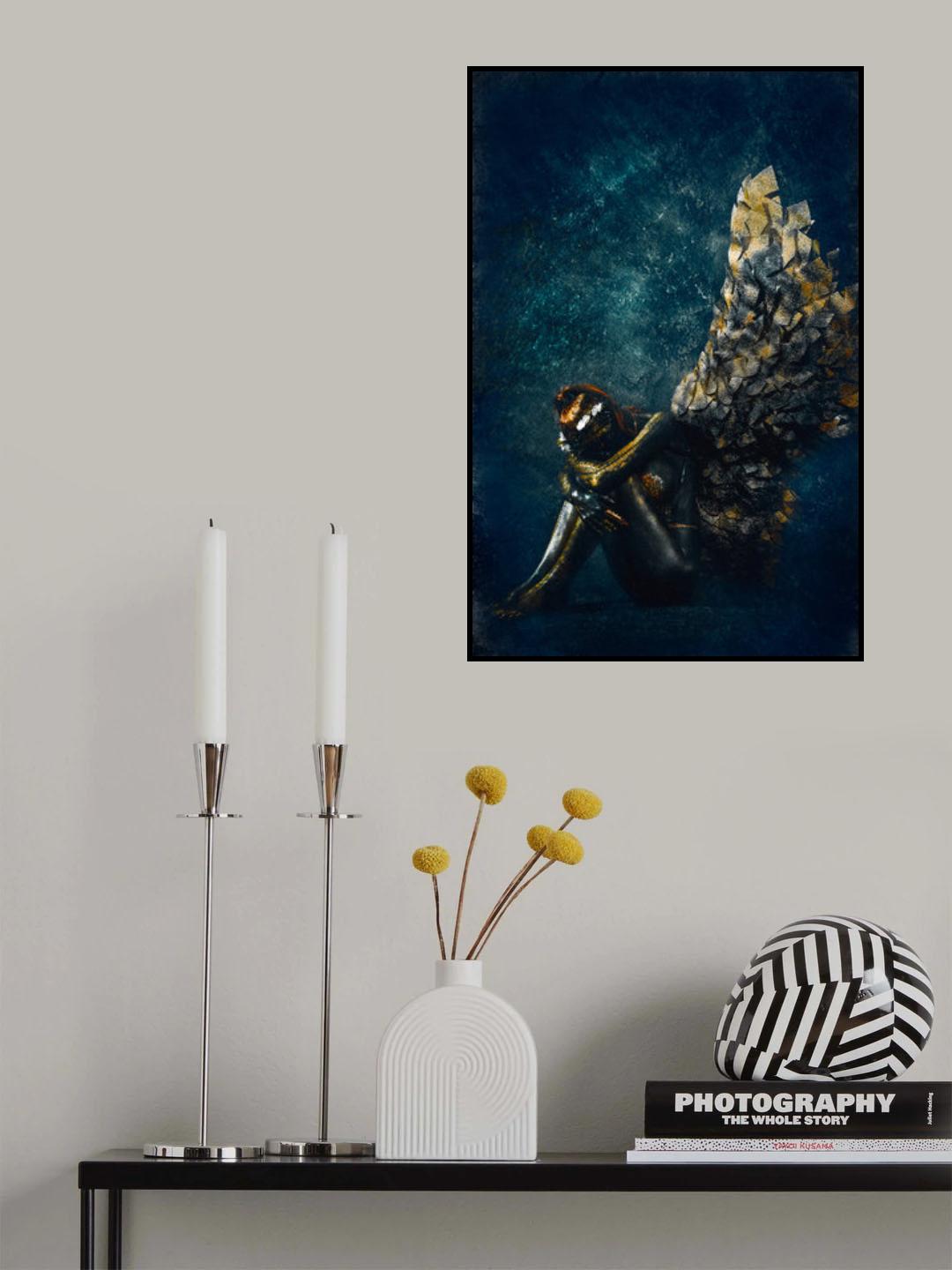 Dark Angel of Sorrow Poster och Canvastavla