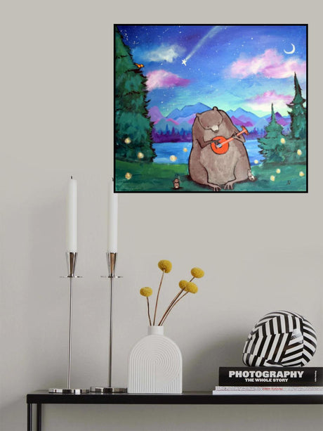 Banjobear Poster och Canvastavla