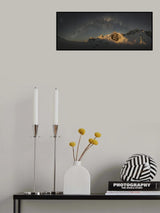 Moonlight over Barron Saddle Poster och Canvastavla
