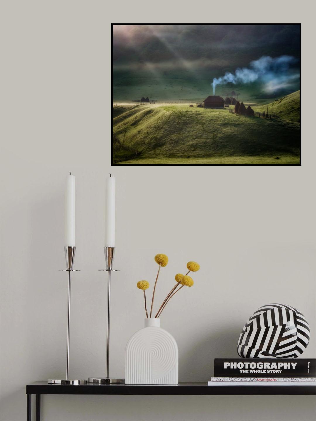 Morning View Poster och Canvastavla