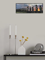 Tongariki Fire Poster och Canvastavla