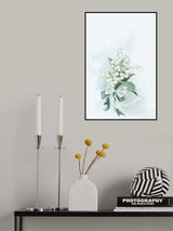 White bell flowers lock Poster och Canvastavla