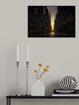 Manhattanhenge Poster och Canvastavla
