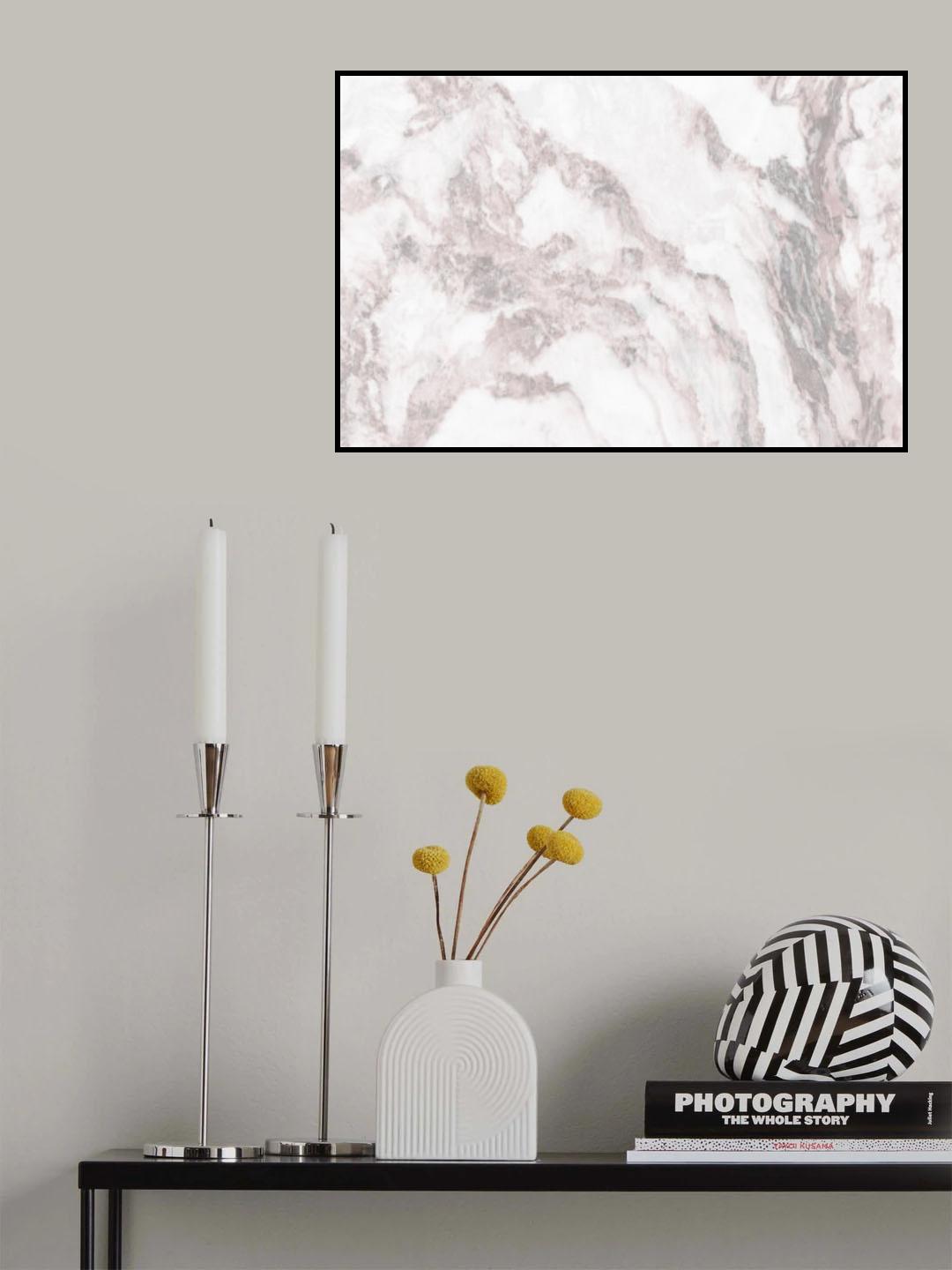 White Mountain Marble 02 Poster och Canvastavla