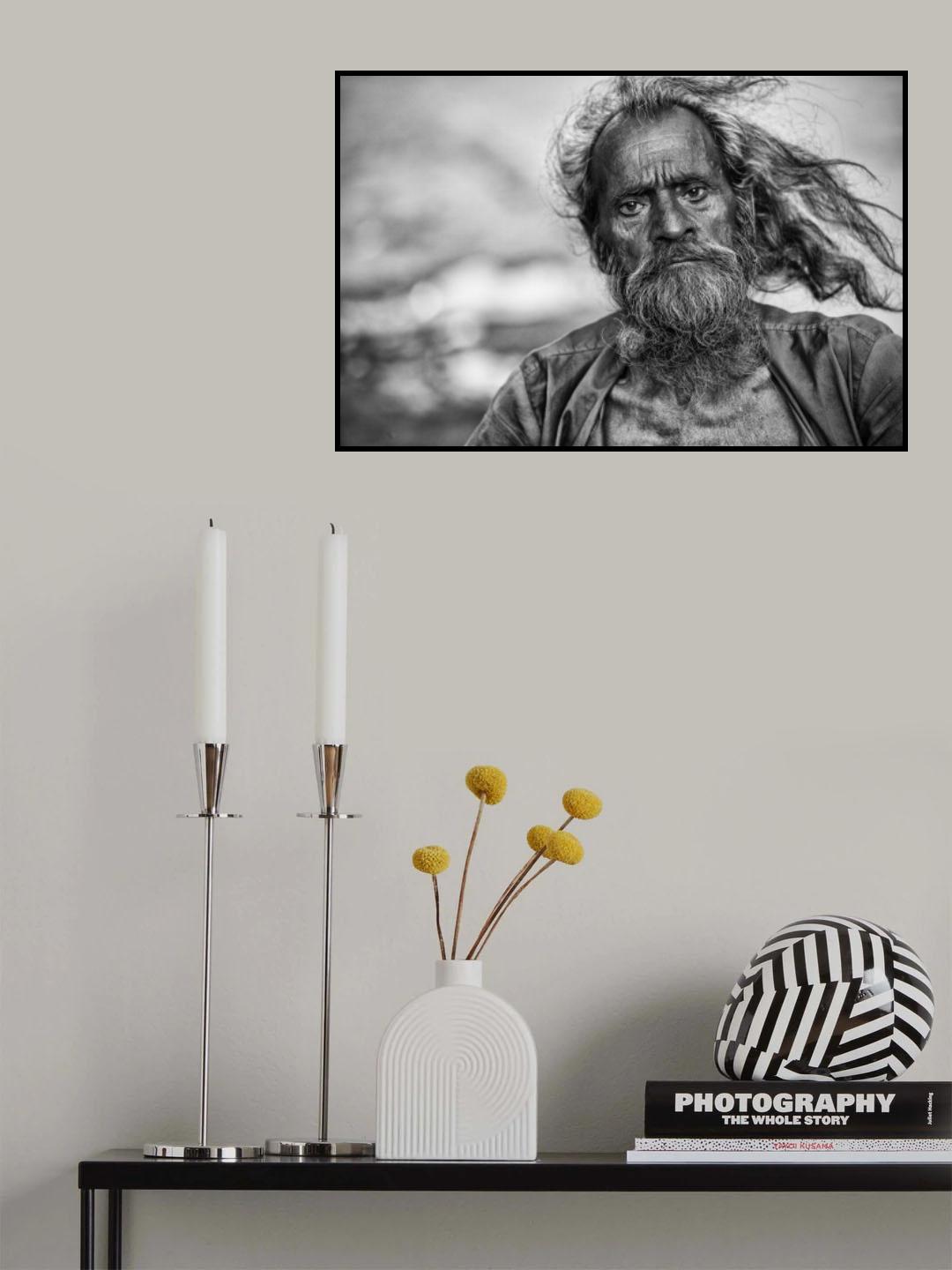 Wind Man Poster och Canvastavla