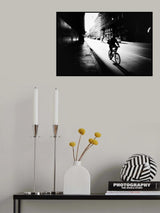 Urban cyclist Poster och Canvastavla
