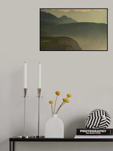 Evening sun at the Dolomites Poster och Canvastavla