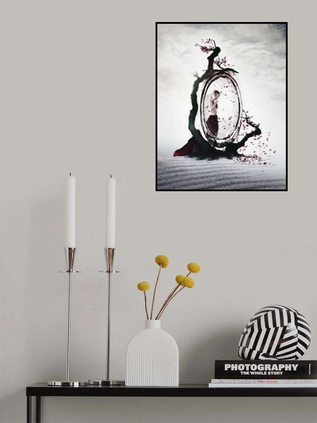 Crimson Underground Poster och Canvastavla