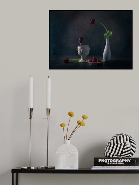 Strawberries and Tulips Poster och Canvastavla