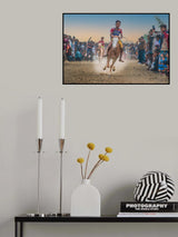Traditional Horse Race Poster och Canvastavla