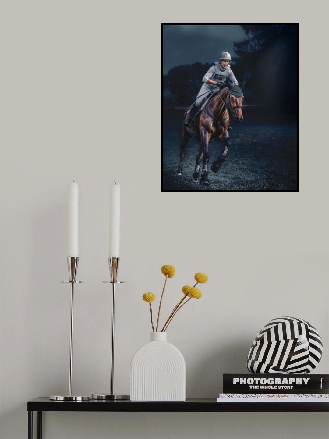 Amazone participating in Boekelo (NL) 2023 military event Poster och Canvastavla