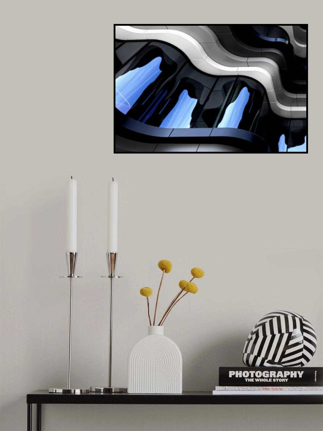 Wavy Windows Poster och Canvastavla