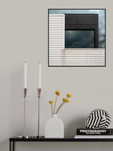 Steel - glass - clouds Poster och Canvastavla
