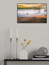 the blue corridor Poster och Canvastavla