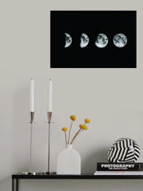Lunar Phases Poster och Canvastavla