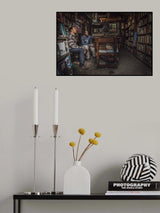 The bookshop of L'Avana Poster och Canvastavla