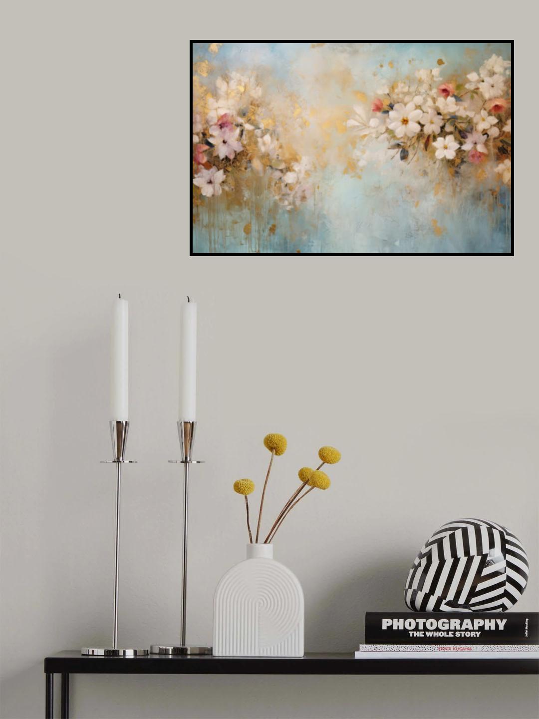 Fa Vintage Floral 72 Poster och Canvastavla