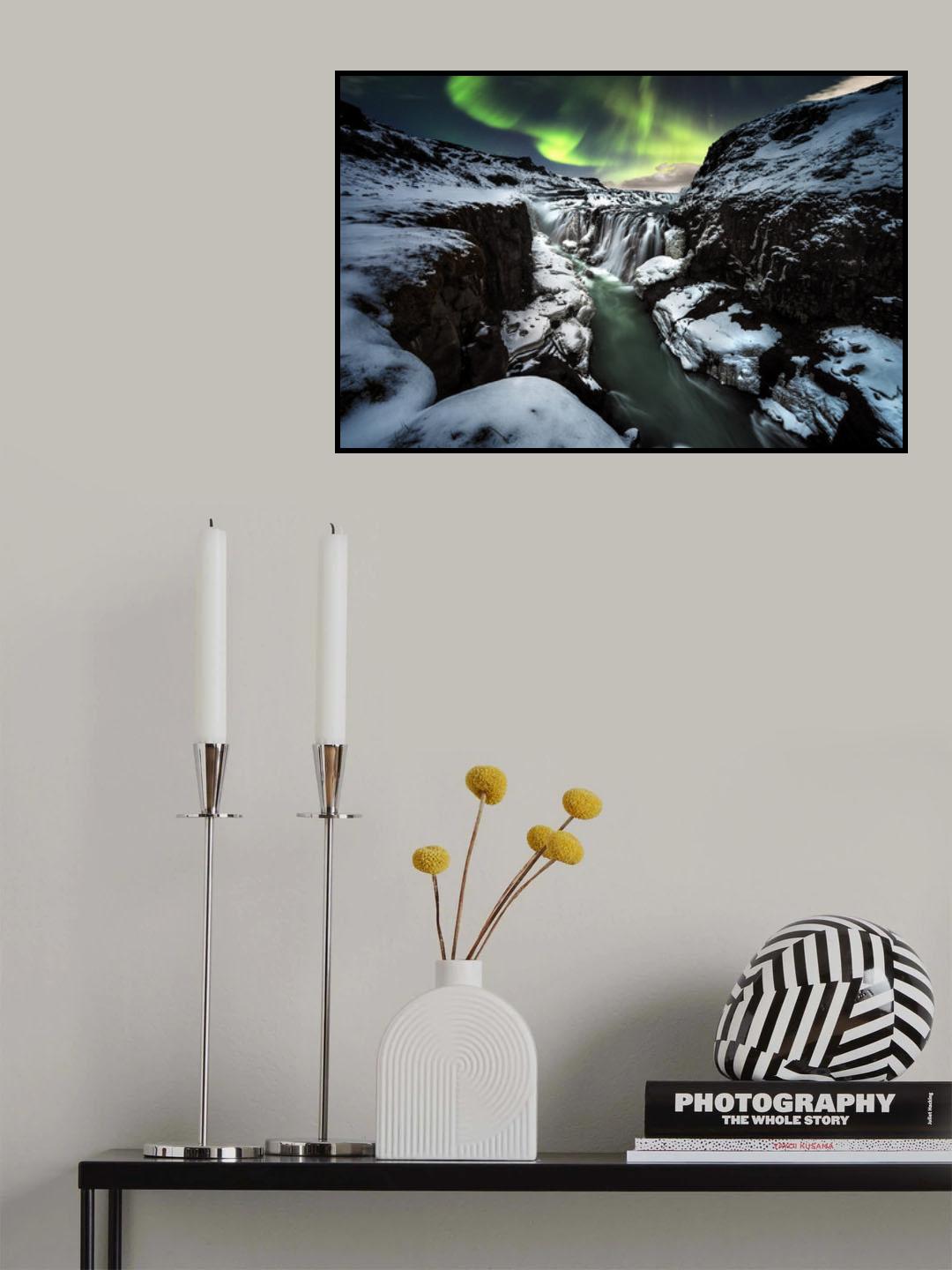 Gullfoss Poster och Canvastavla