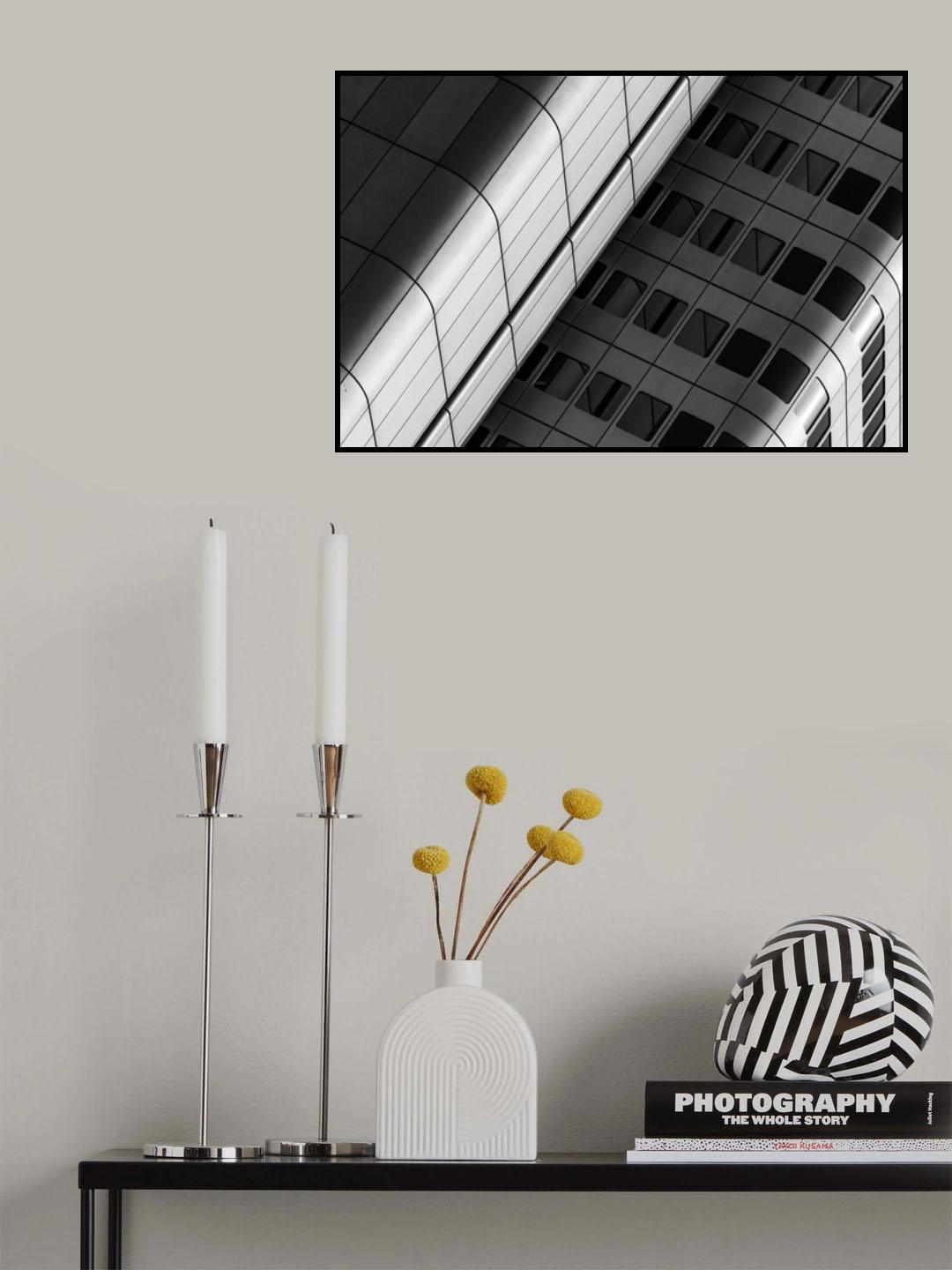 Frankfurt, Silver Tower XXVII Poster och Canvastavla