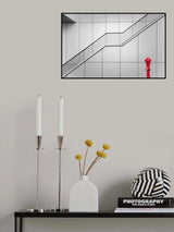 Fire escape and tap. Poster och Canvastavla