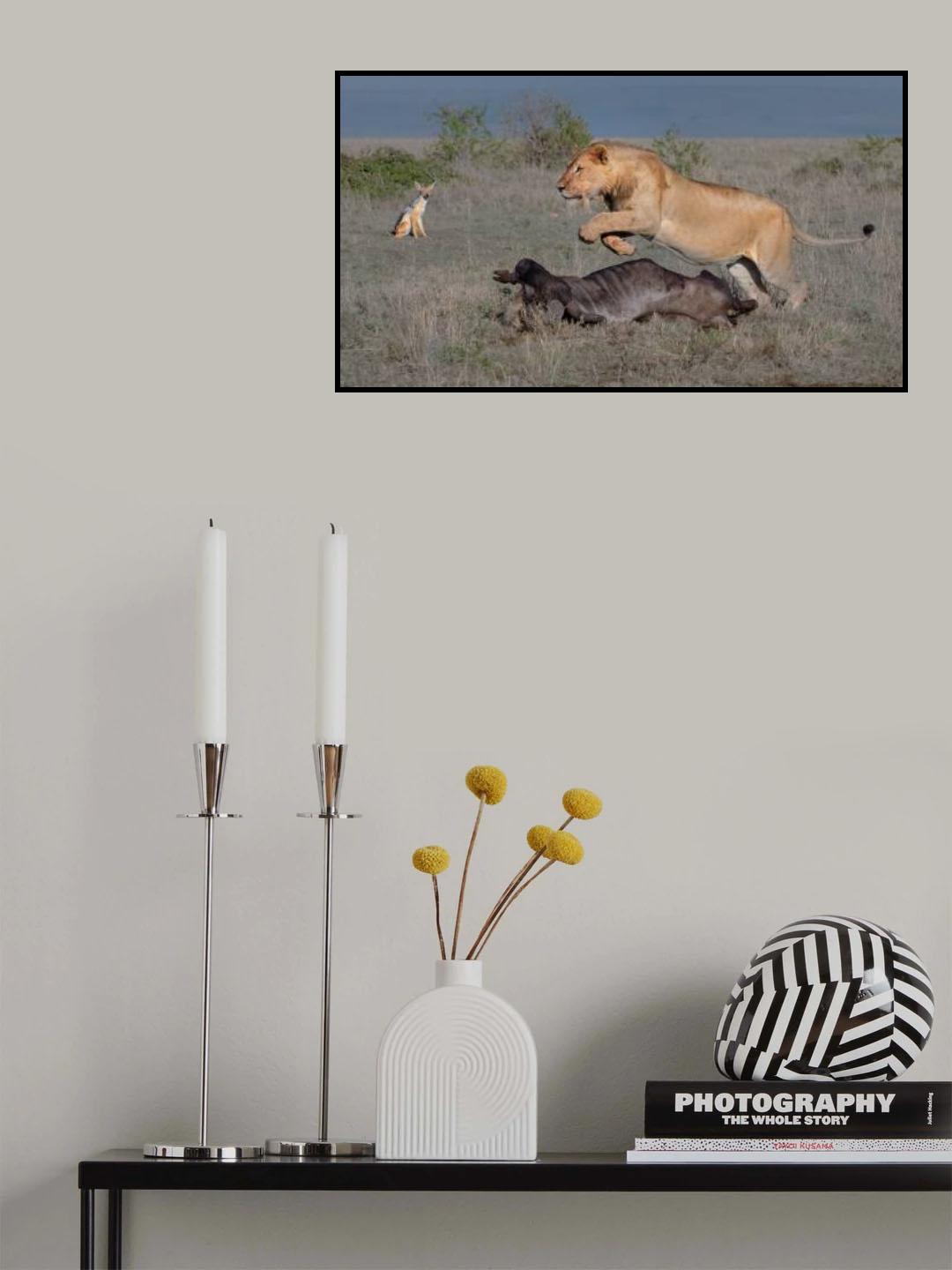 No one steal the meat from me! Poster och Canvastavla