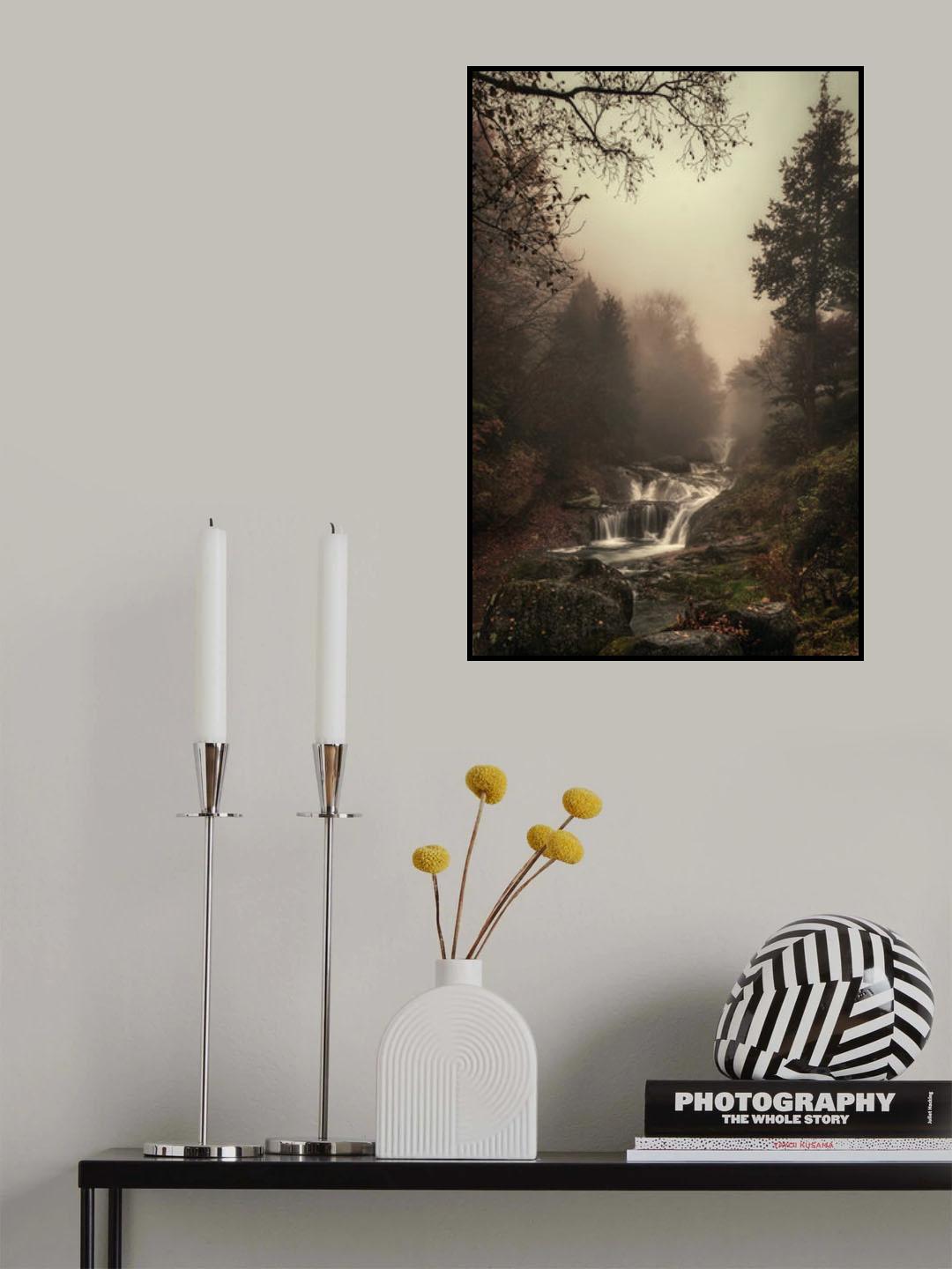 Misty Creek Poster och Canvastavla
