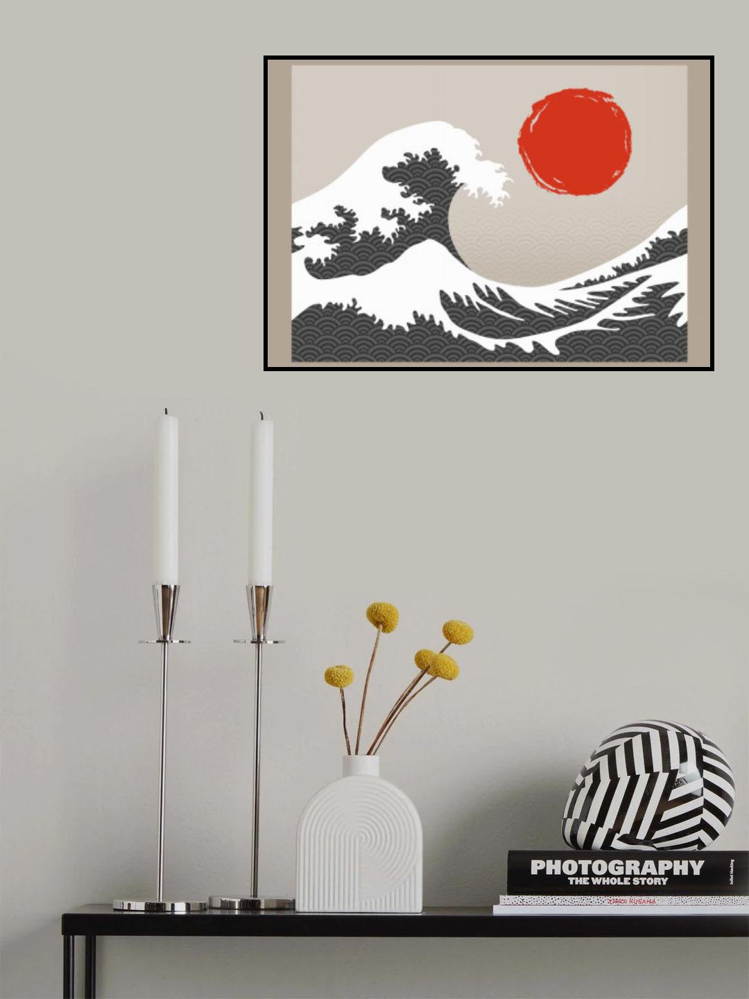 The Grey Wave Poster och Canvastavla