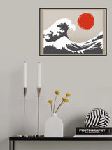 The Grey Wave Poster och Canvastavla