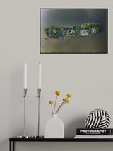 Floating village in Bangladesh Poster och Canvastavla