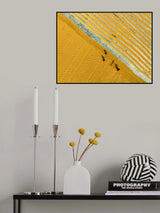 Harvesting paddy Poster och Canvastavla