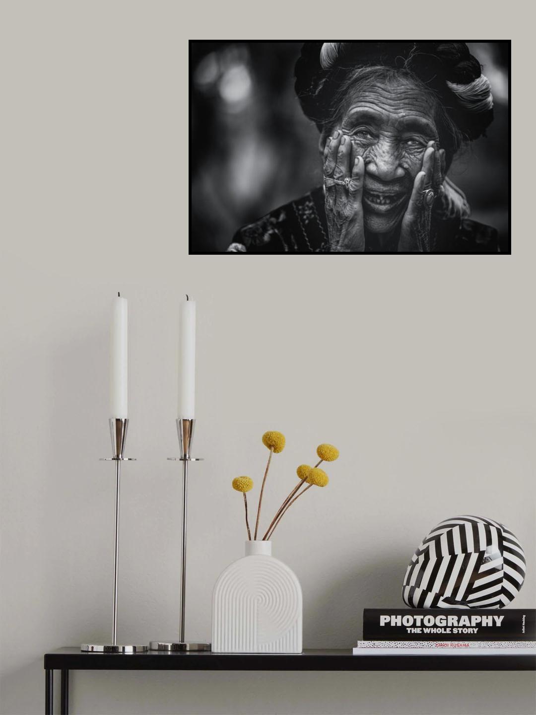 The old lady of Ljijang Poster och Canvastavla