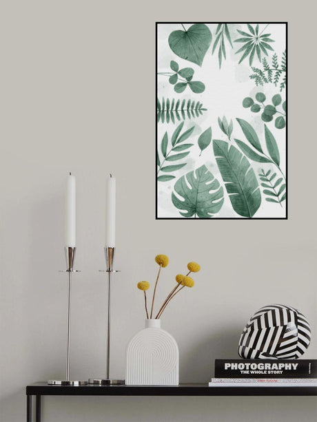 Greenery Leaves 2 Poster och Canvastavla