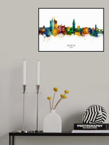 Murcia Spain Skyline Poster och Canvastavla
