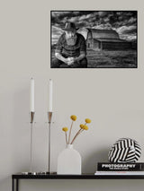 The Cowboy and his farm. Poster och Canvastavla