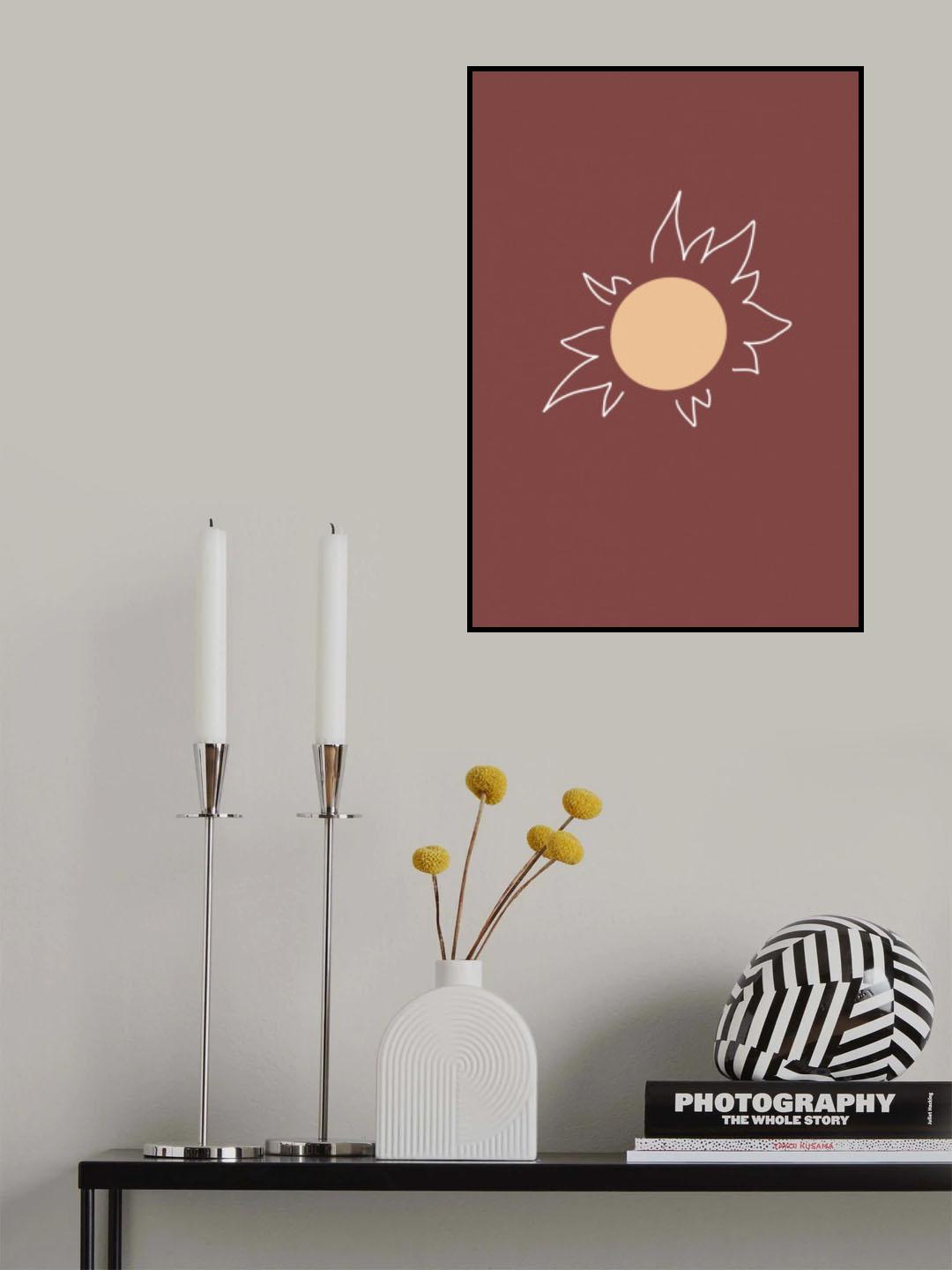 Sun Poster och Canvastavla