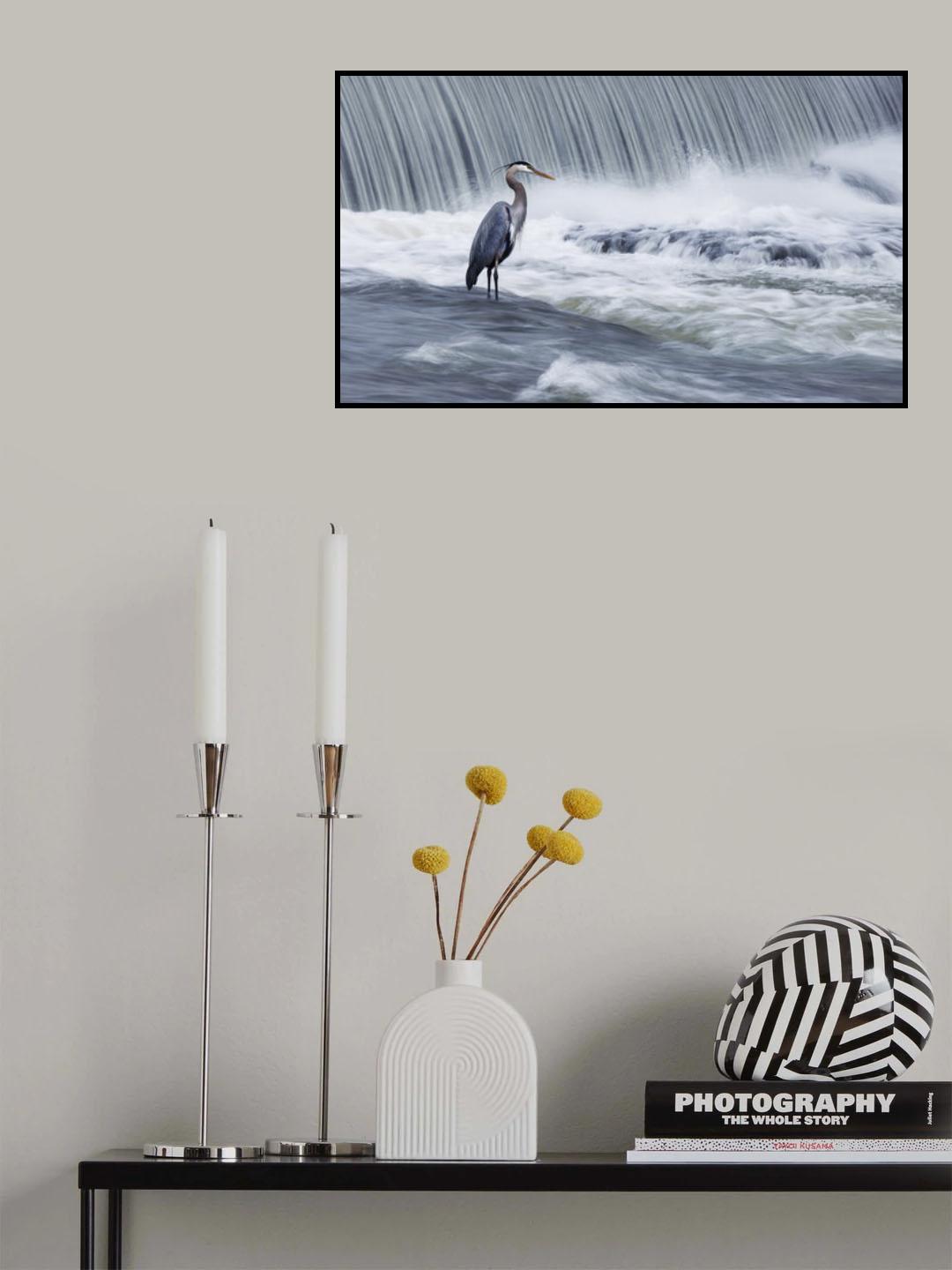 Solitude in stormy waters Poster och Canvastavla