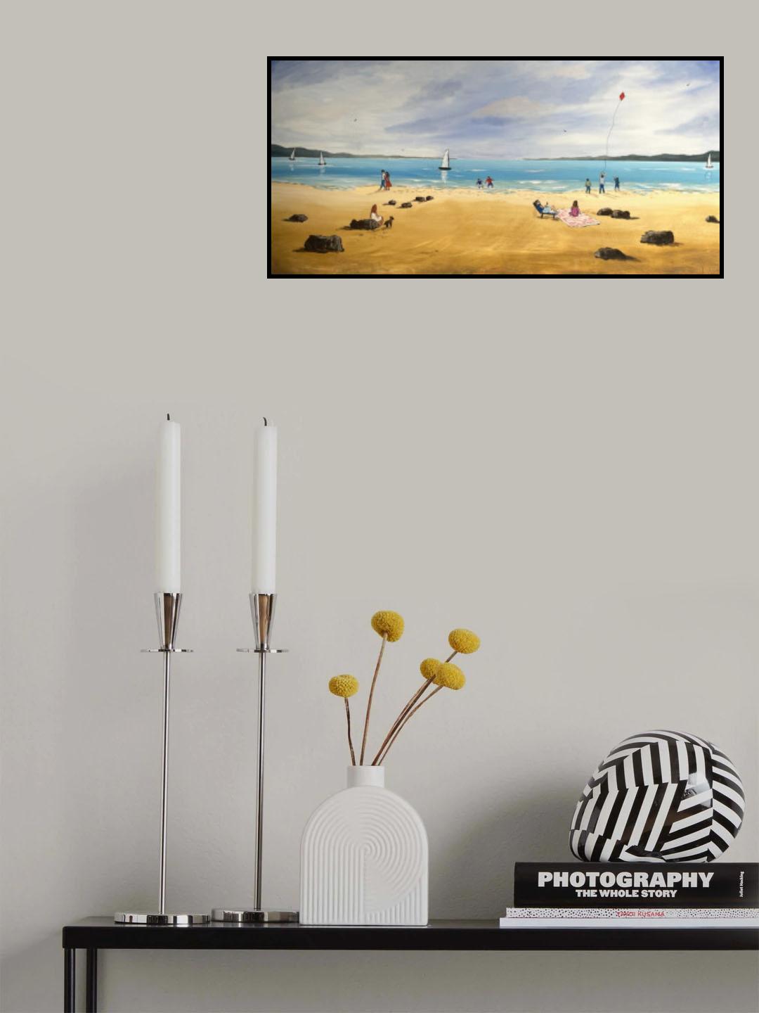 A Delightful Beach Day Poster och Canvastavla