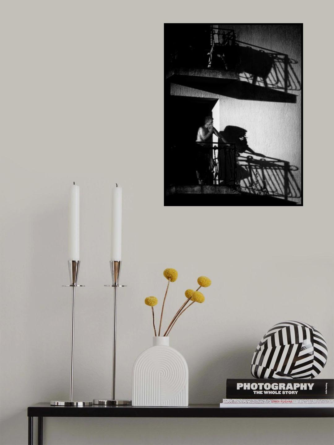 Smoking area Poster och Canvastavla