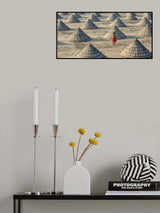 A lonely Red Angel Poster och Canvastavla